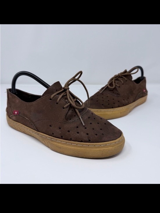 Oliberte Other - Oliberté Brown Leather Perforated Lace Up Shoes Men’s Size 40 EU Casual Comfort